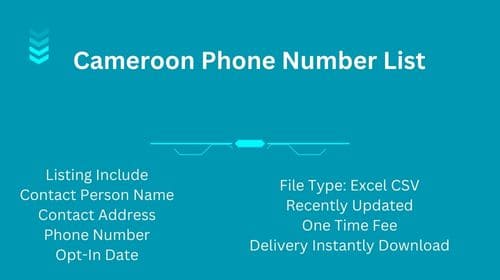 Cameroon Phone Number List