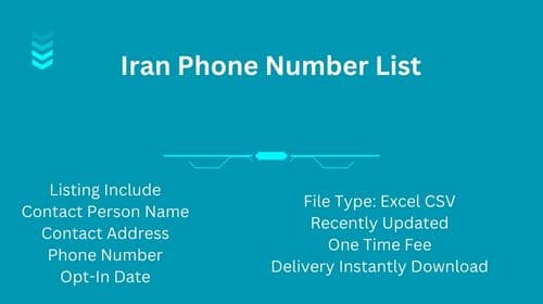 Iran Phone Number List