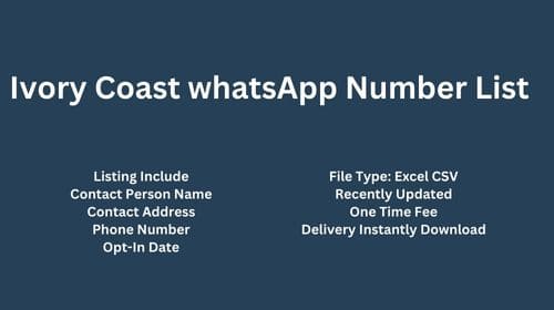 Ivory Coast WhatsApp Number List