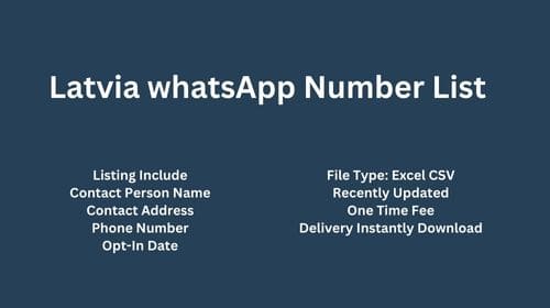 Latvia WhatsApp Number List