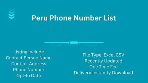 Peru Phone Number List