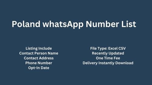 Poland WhatsApp Number List