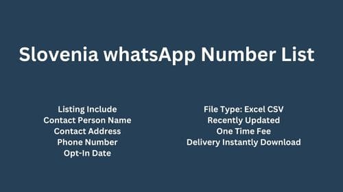 Slovenia WhatsApp Number List