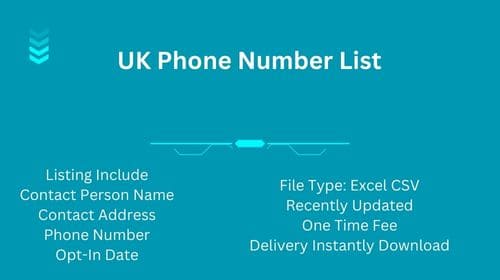 Uk Phone Number List