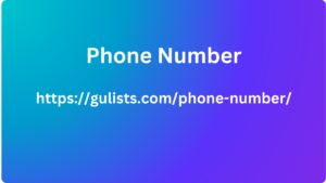 Phone Number