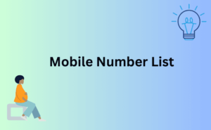 mobile number list